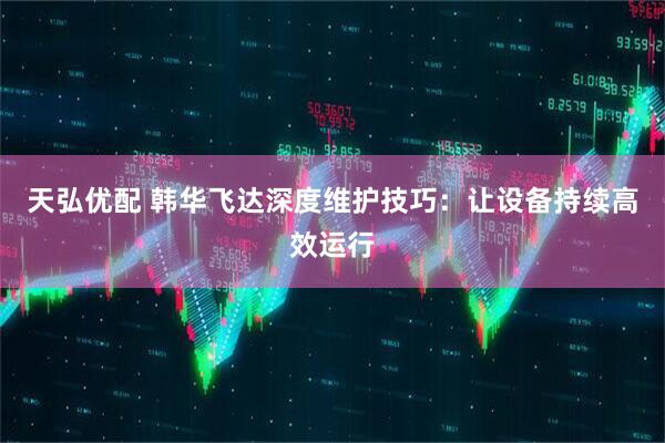 天弘优配 韩华飞达深度维护技巧：让设备持续高效运行